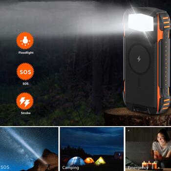 4smart Solar Power Bank Переносная зарядная батарея UltiMag 20000 mAh (496560)