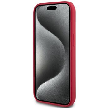 Case Karl Lagerfeld Silicone Karl&Choupette Heads Ring MagSafe Защитный чехол для iPhone 15 / красный (KLHMP15SSCMKCRHR)