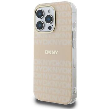 DKNY Repeat Texture Pattern With Stripe Защитный Чехол для Apple iPhone 16 Pro (DKHMP16LHRHSEP)