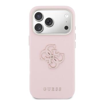 Guess PU Resin Logo Case Чехол для Apple iPhone 17 Pro Max (GUHCP17X5PS4RGGP)