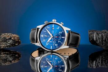 Giewont Vīriešu pulkstenis Chronograph Sapphire GW5630-A3 / melns/zils (GW5630-A3)