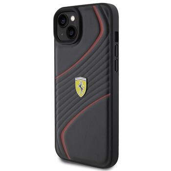 Ferrari Twist Metal Logo Back Case Защитный Чехол для Apple iPhone 15 Plus (FEHCP15MPTWK)