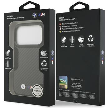 BMW M Kevlar Matt MagSafe Case Aizsargapvalks priekš Apple iPhone 17 Pro (BMHMP17L24CFMMK)