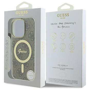 Guess GUHMP16LH4STW Hardcase IML 4G MagSafe Защитный чехол для iPhone 16 Pro 6.3
