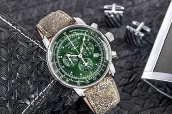 ZEPPELIN 100 Jahre Chronograph Vīriešu pulkstenis 8680-4 / sudraba (8680-4)
