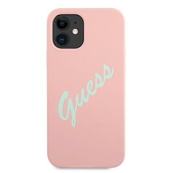 Guess GUHCP12SLSVSPG Silicone Vintage Hardcase Защитный чехол для iPhone 12 mini 5,4