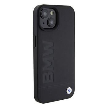 BMW Signature Logo Imprint Back Case Защитный Чехол для Apple iPhone 15 (BMHMP15SSLLBK)