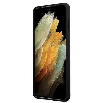 Guess GUHCS21MLSVSBK Script Vintage Защитный чехол для Samsung Galaxy S21+ G996 / чёрный (GUHCS21MLSVSBK)