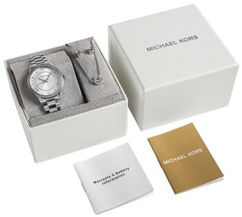 Michael Kors Lauryn MK4851SET Sieviešu Komplekts: Pulkstenis, Auskari un Kaklarota (MK4851SET)