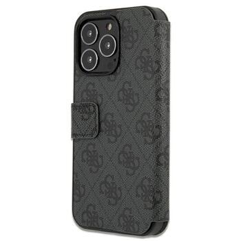 Guess GUBKP13X4GMGGR Book 4G Big Metal Logo Aizsargapvalks priekš iPhone 13 Pro Max 6,7