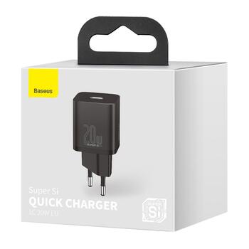 Baseus Super Si Зарядное Устройство PD / 20W / 1x USB-C (BRA010568)