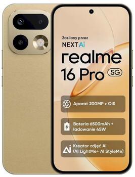 Realme 16 Pro 5G Смартфон 8GB / 512GB Master Gold (6941764491045)