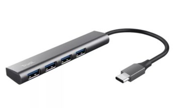 Trust Halyx USB 3.2 Gen 1 (3.1 Gen 1) USB Hubs Type-A 5 Mbit/s (24948)