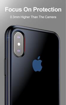 Dux Ducis Light Case Premium Прочный Силиконовый чехол для Apple iPhone 7 / 8 Прозрачно- Синий (DUXD-LGT-IPH7-BL)