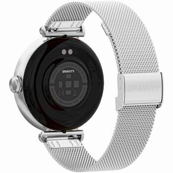 Smartwatch Gravity Смарт-часы с 2 ремешками GT26-8 / серебристый-белый (GT26-8)
