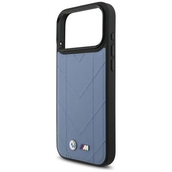 BMW M Quilted Logo MagSafe Case Защитный Чехол для Apple iPhone 17 Pro Max (BMHMP17X25PSECHB)