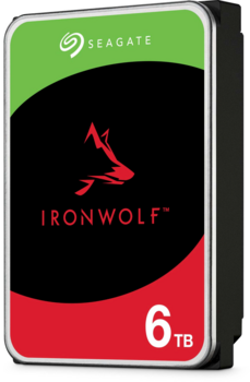 Seagate IronWolf Cietais disks 6 TB / 3.5 SATA‑600 (ST6000VN006)