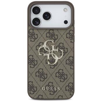 Guess 4G Big Logo Case Защитный чехол для iPhone 17 Pro Max / коричневый (GUHCP17X4GMGBR)