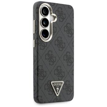 Case Guess 4G Triangle Logo MagSafe Защитный чехол для Samsung Galaxy S26 / чёрный (GUHMS26SP4GTDGMK)