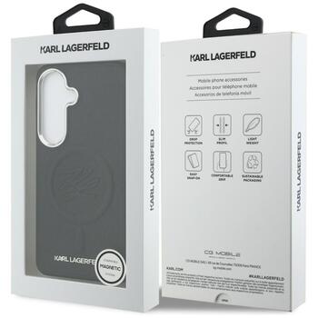 Karl Lagerfeld Embossed Ring Initials MagSafe Aizsargapvalks priekš Samsung Galaxy S26 / melns (KLHMS26SPGFKLRDK)