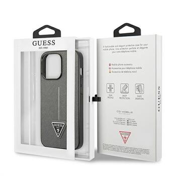 Guess GUHCP13XPSATLG Hardcase Saffiano Triangle Logo Защитный чехол для iPhone 13 Pro Max 6,7