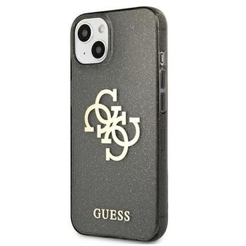 Guess GUHCP13SPCUGL4GBK Glitter 4G Big Logo Защитный чехол для iPhone 13 mini 5,4
