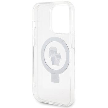 Karl Lagerfeld KLHMP13XHMRSKCH Ring Stand Hardcase Aizsargapvalks priekš iPhone 13 Pro Max 6.7
