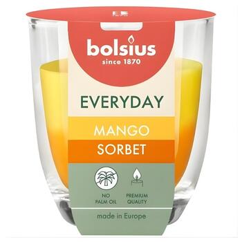 Bolsius Everyday Aromātiskā Svece 80x70mm Mango Sorbet (37150310)