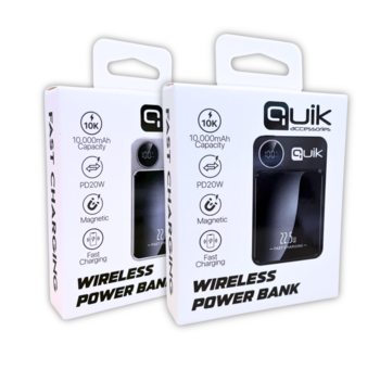 Quik Accessories QP-810 Wireless Magnetic Power Bank Беспроводной Магнитный Повер банк 10000mAh (QP-810)