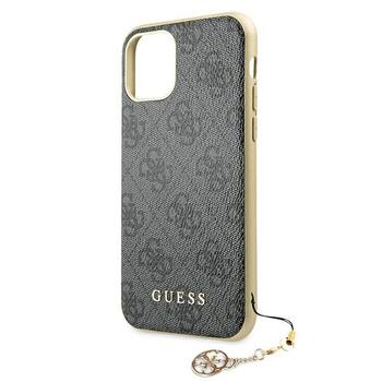 Guess GUHCN61GF4GGR Hardcase 4G Charms Collection Aizsargapvalks priekš iPhone 11 6,1