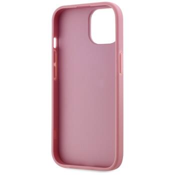 Case Karl Lagerfeld Wrinkled Metal Signature Защитный чехол для iPhone 15 / розовый (KLHCP15SPFMFBKMP)