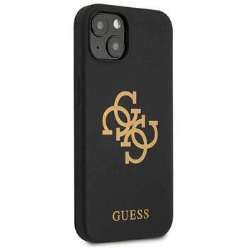 Guess GUHCP13SLS4GGBK Silicone 4G Logo Защитный чехол для iPhone 13 mini 5,4