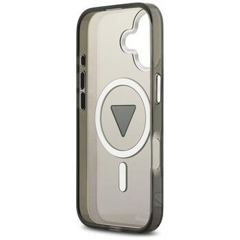 Case Guess IML Gradient Triangle Logo MagSafe Защитный чехол для iPhone 17 / чёрный (GUHMP17SHGTMLCGK)