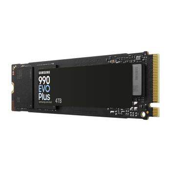 Samsung 990 EVO Plus Твердый диск SSD / 4 ТБ / 7150 МБ/с / 1350000 IOPS / Черный (MZ-V9S4T0BW)