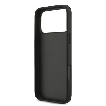 Guess PU 4G Metal Logo Strap Case Чехол для Apple iPhone 17 Pro Max (GUHCP17XP4GMGSK)