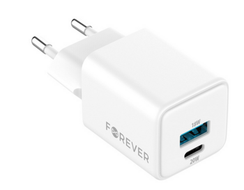 Forever TC-08-20AC GaN PD QC USB-C / USB 20W Зарядные устройства (GSM187239)