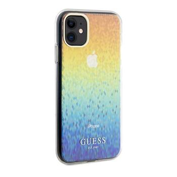Guess GUHCN61HDECMI Hardcase IML Faceted Mirror Disco Iridescent Защитный чехол для iPhone 11 / Xr 6.1