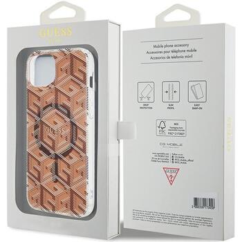 Guess GUHMP15SHGCUSTGW Hardcase IML GCube MagSafe Защитный чехол для iPhone 15/14/13 6.1
