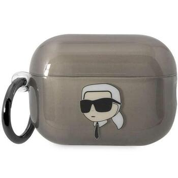 Karl Lagerfeld Ikonik Karl Lagerfeld Защитный чехол для Airpods Pro 2 (2022/2023) / чёрный (KLAP2HNIKTCK)