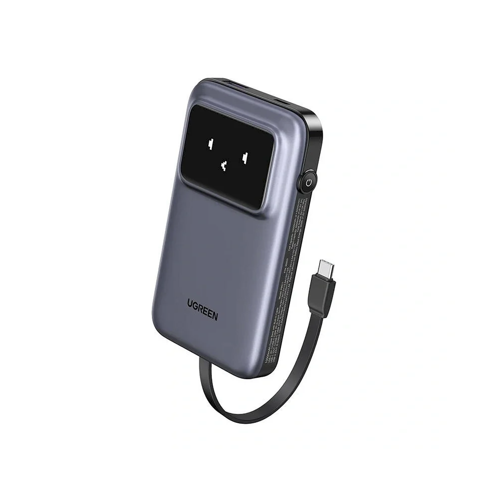 Ugreen Uno PB511 Портативный аккумулятор 10000mAh 30W / серый (35603B)