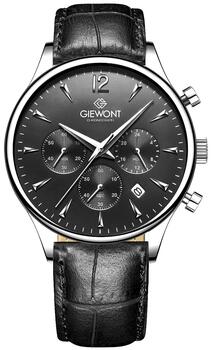 Giewont Chronograph Sapphire Vīriešu pulkstenis / melns/sudraba (GW6310-A2)