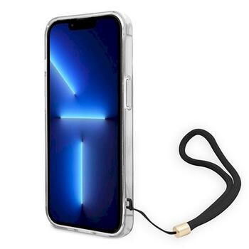 Guess GUOHCP14MH4STW Hardcase 4G Print Strap Aizsargapvalks priekš iPhone 14 Plus / 15 Plus 6.7