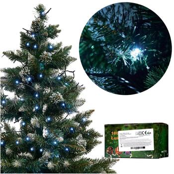 RoGer LED Gaismas Vītne 10m / 100LED / Aukstā baltā (RO-5235-1)