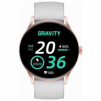 Smartwatch Gravity GT2-3 PRO Viedpulkstenis / pelēki rozā (GT2-3 PRO)