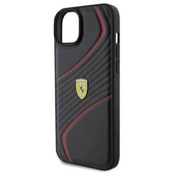 Ferrari Twist Metal Logo Back Case Защитный Чехол для Apple iPhone 15 Plus (FEHCP15MPTWK)