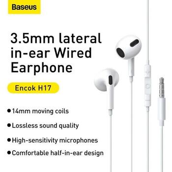 Baseus Encok H17 Проводные наушники (NGCR020002)
