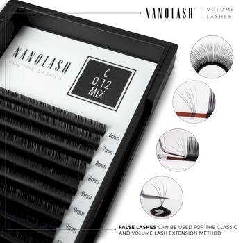 Nanolash Volume Lashes Ресницы для наращивания 0.12 D 9 mm (5905997306317)