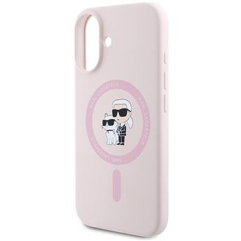 Karl Lagerfeld KLHMP16SSCMKCRHP Aizsargapvalks priekš iPhone 16 6.1