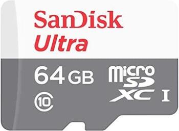SanDisk Ultra microSDXC 64GB Карта памяти (SDSQUNR-064G-GN3MNW)