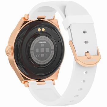 Smartwatch Gravity Умные часы / белый/розовое золото (GT25-4)